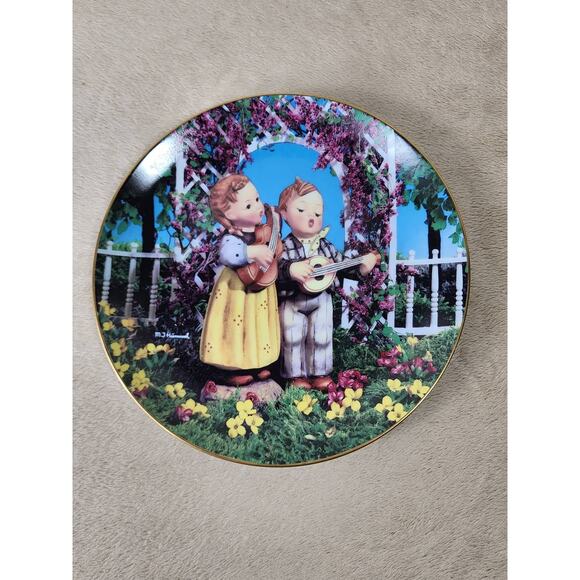 Hummel Little Musicians Danbury Mint Year 1992 Plate Collection 8 1/4" Vintage - Picture 8 of 13